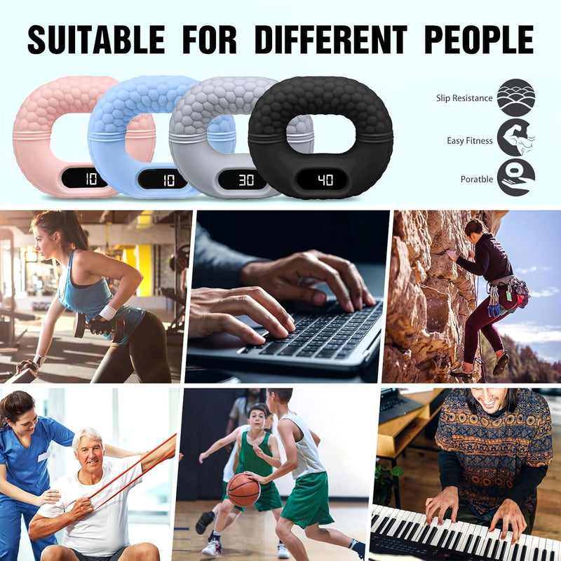 Hand Muscle Developer Grip Ring - TUZZUT Qatar Online Shopping