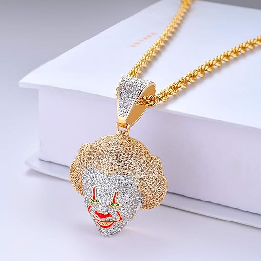 Iced Out Necklace Rope Chain DN2090 Iced Out Necklace Rope Chain DN2090
