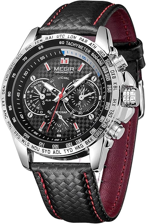 Megir Mens Military Wrist Analog Sport Watch W0176 Megir Mens Military Wrist Analog Sport Watch W0176