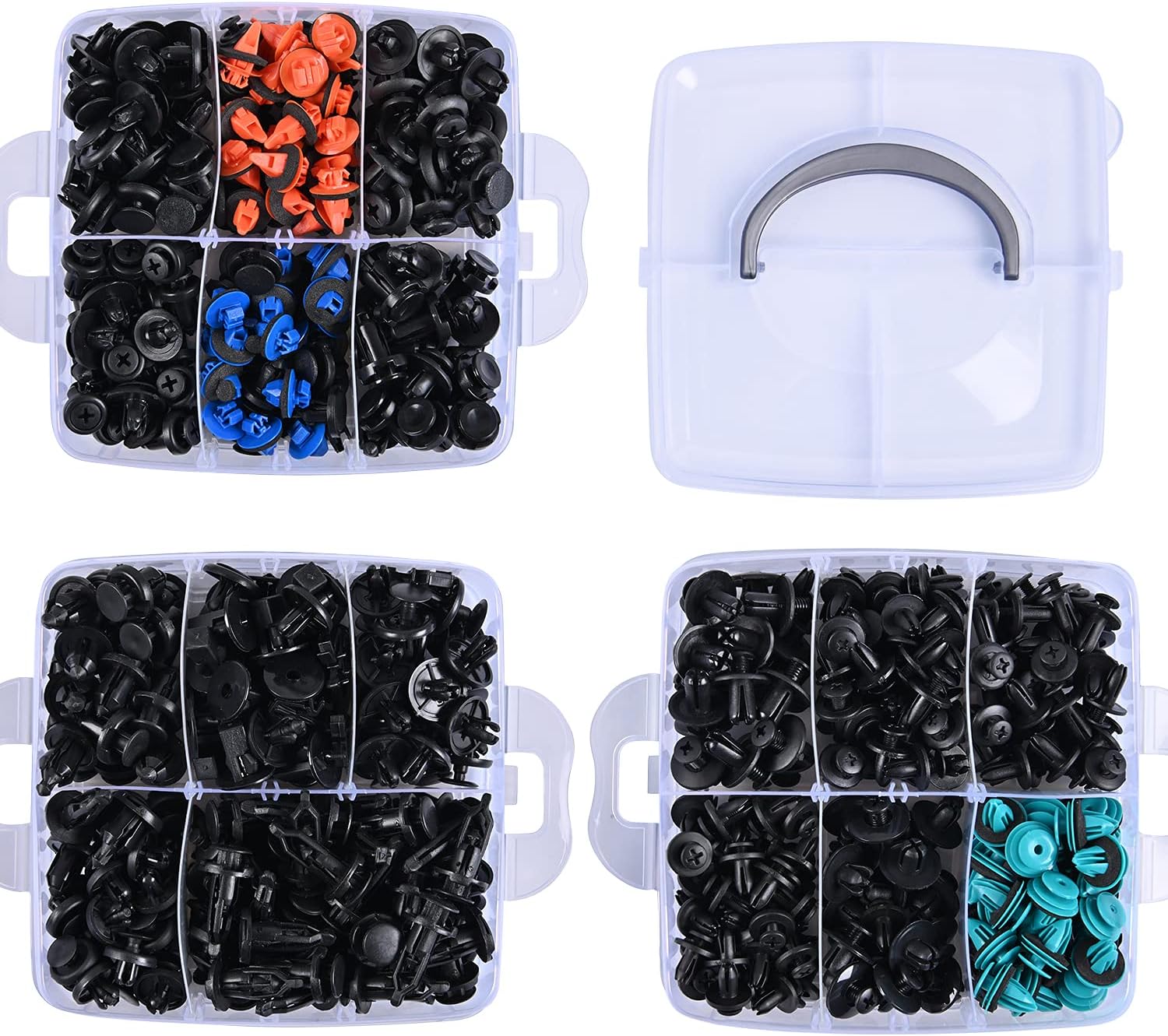 Car Push Retainer Clips & Auto Fasteners Assortment -680Pcs Car Push Retainer Clips & Auto Fasteners Assortment -680Pcs