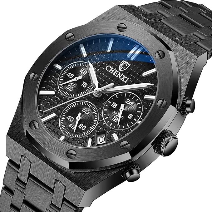 CHENXI Chronograph Date Luxury Quartz Watch CNX948 - TUZZUT Qatar Online Shopping