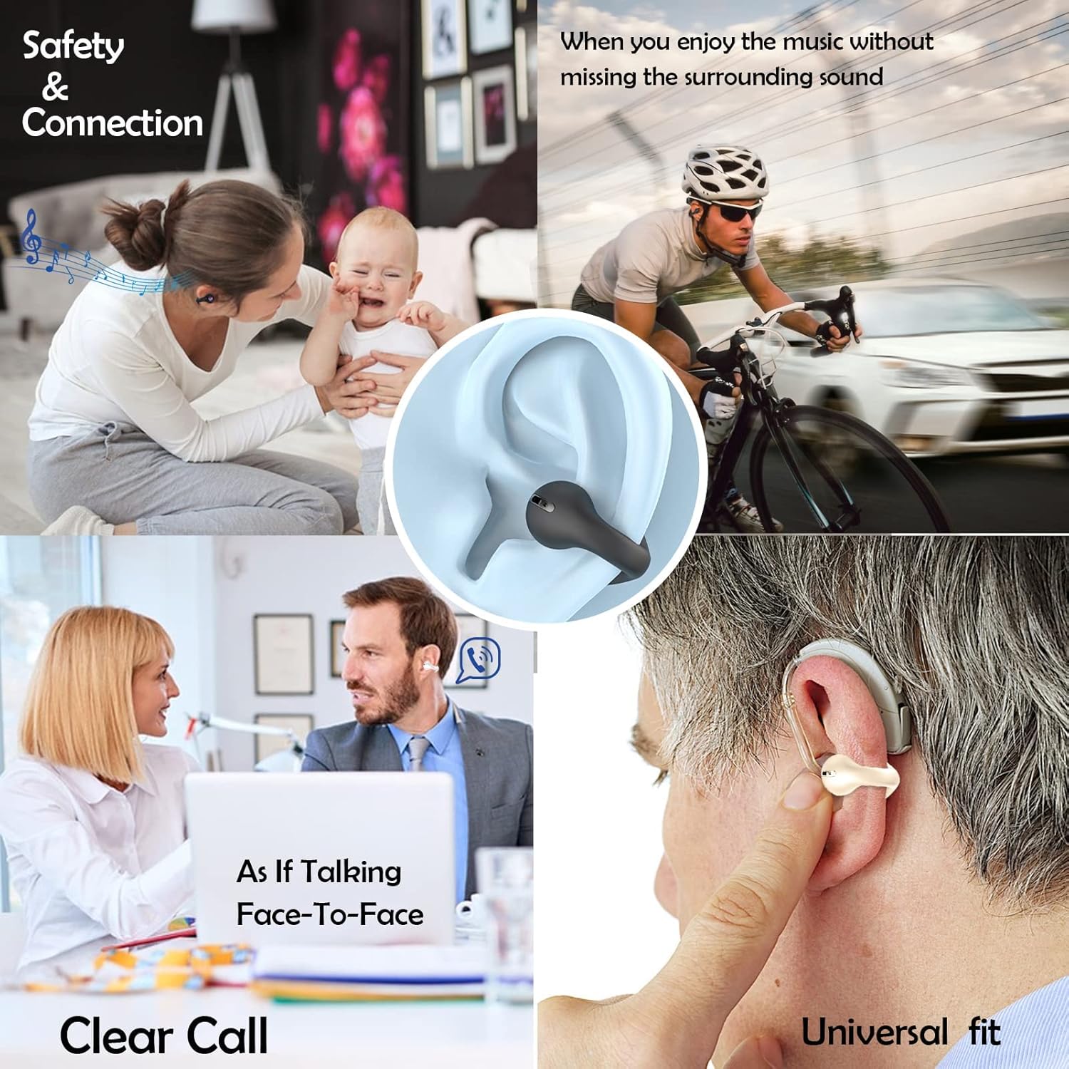 Clip On Bluetooth Headphones JX80 Clip On Bluetooth Headphones JX80