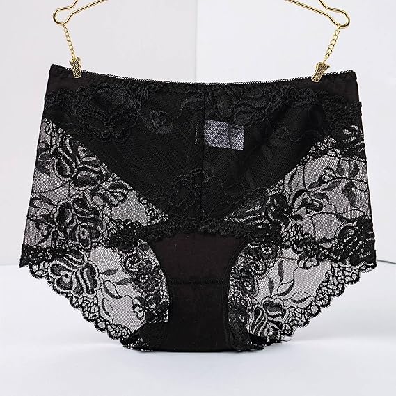 Women Lace Underwear Tummy Control Panties A001