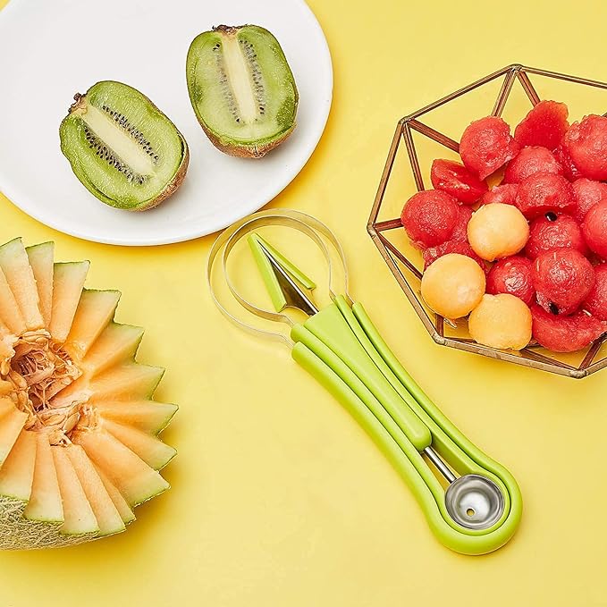Fruit Tools 4 in 1 Stainless Dig Fruit Kit - Tuzzut.com Qatar Online Shopping