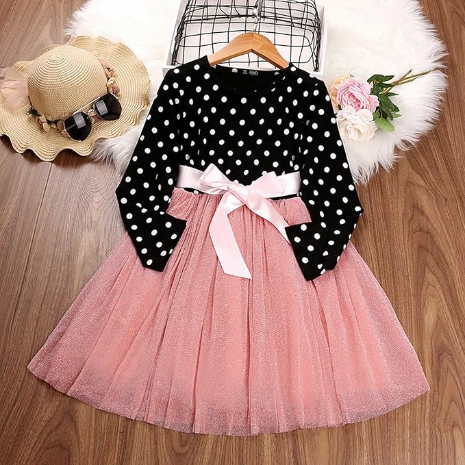 Girl's Long Sleeved Princess Dress 646116 Girl's Long Sleeved Princess Dress 646116