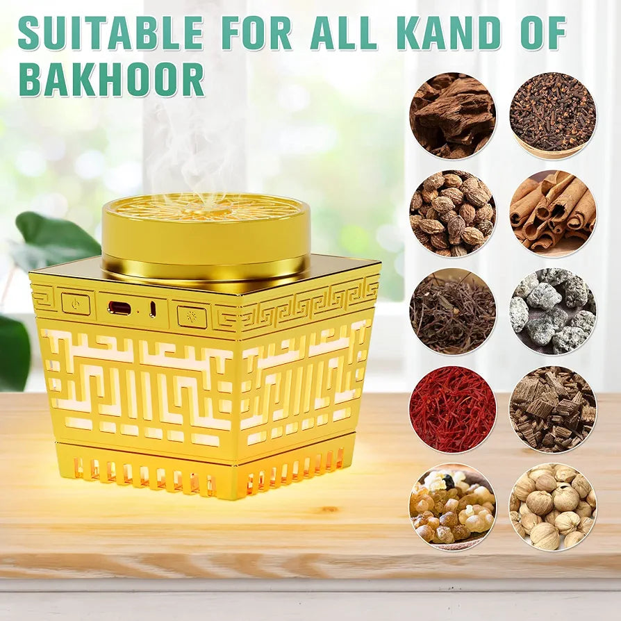 Portable Electric Incense Bakhoor Burner with Quran Speaker SQ-209P Portable Electric Incense Bakhoor Burner with Quran Speaker SQ-209P