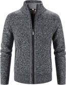 Men's Full Zip Flannel Lining Cardigan MC885 - TUZZUT Qatar Online Shopping