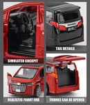 Toyota Alphard Diecast Toy Car Openable Doors, Push Back Action - TUZZUT Qatar Online Shopping