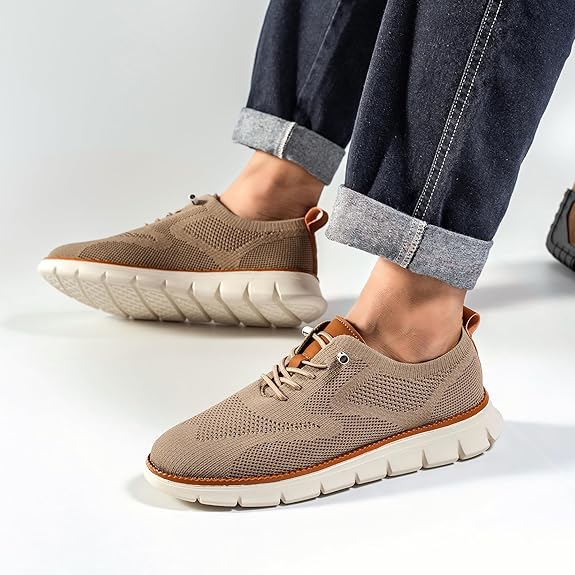 Knit Mesh Casual Sneakers 6679 - TUZZUT Qatar Online Shopping