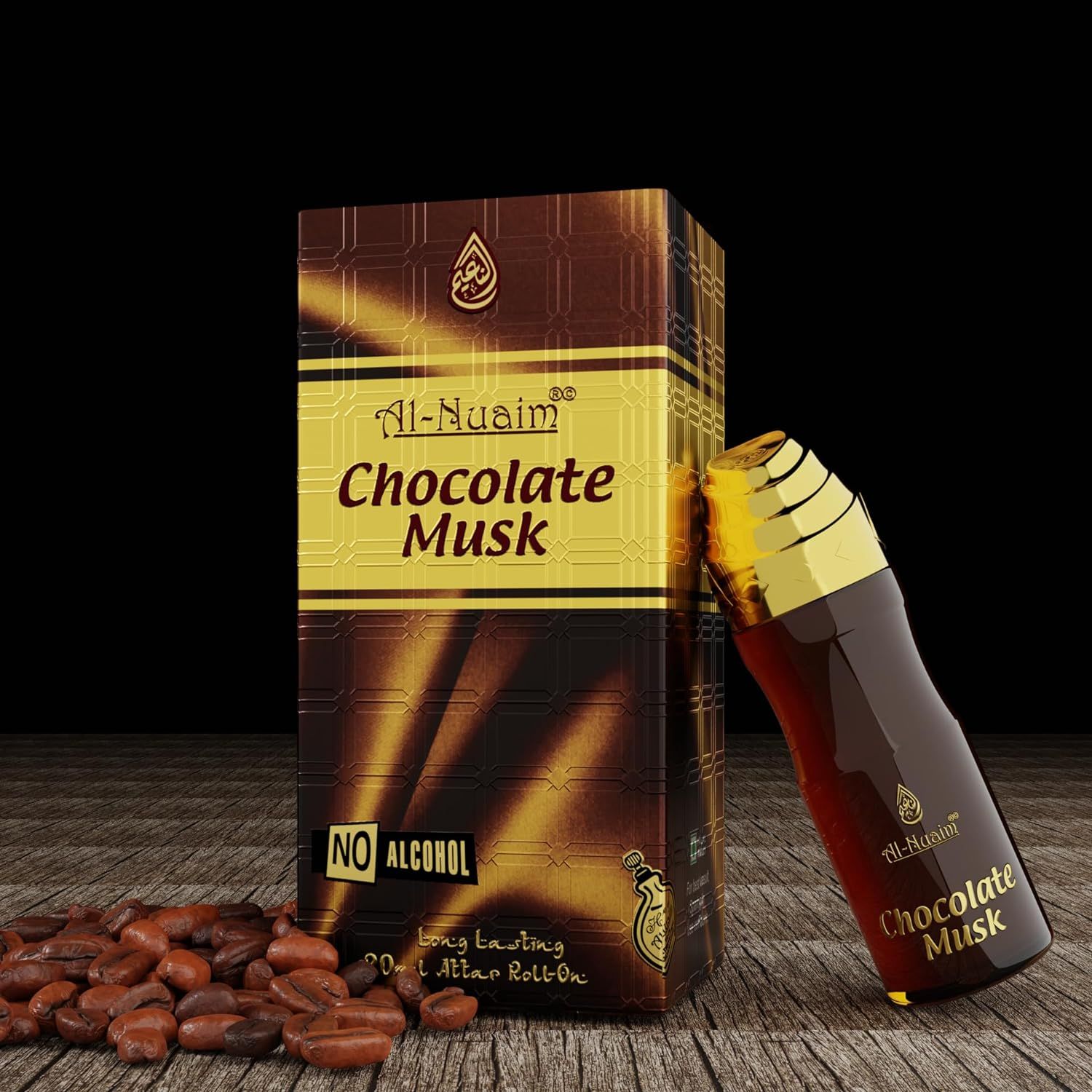 Al-Nuaim Chocolate Musk 20 ml Long Lasting Attar Roll on Al-Nuaim Chocolate Musk 20 ml Long Lasting Attar Roll on