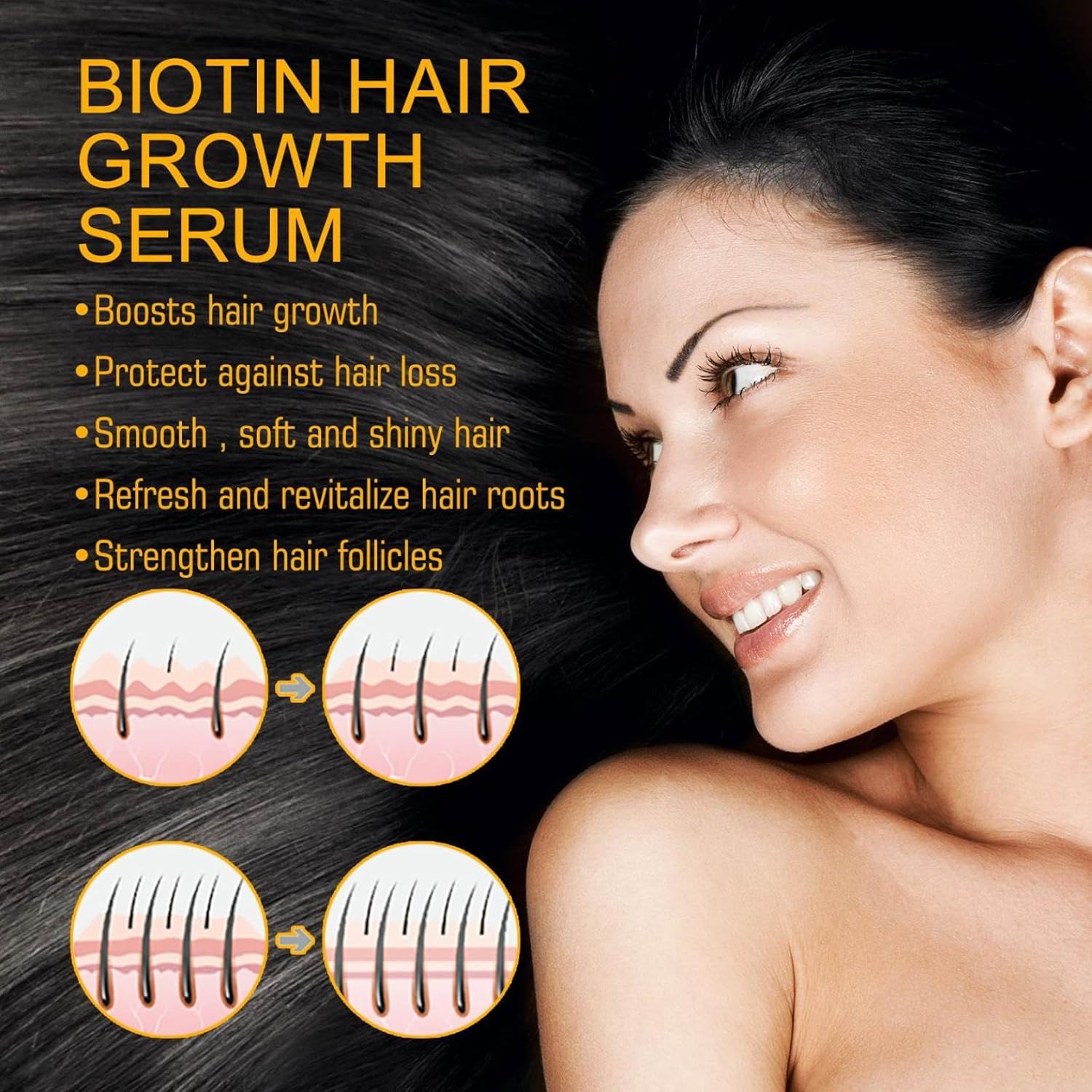 EELHOE BIOTIN Hair Growth Serum - 30ml EELHOE BIOTIN Hair Growth Serum - 30ml