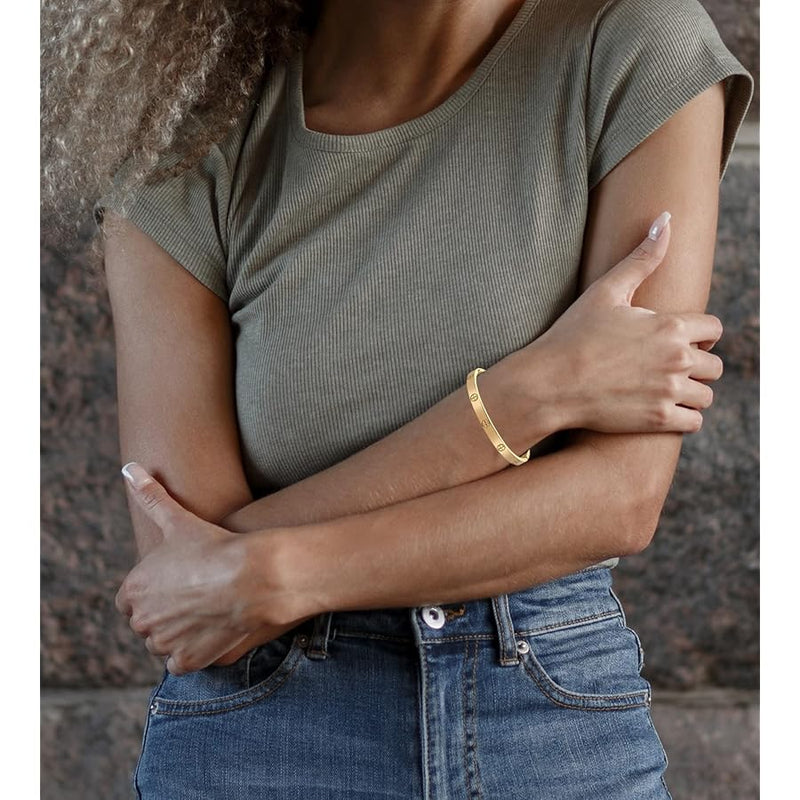 Affection Bracelet Yellow Gold DN2095 - TUZZUT Qatar Online Shopping