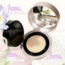 Novo Dual-Action Cushion Foundation & Powder - 13g Cushion + 6.5g Powder - Full Coverage, Waterproof, Hydrating, Dewy Skin Finish - Buildable, Lightweight, Pearl Powder & Bird’s Nest Extract.