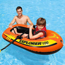INTEX Explorer Inflatable Boat Series: Dual Air Chambers Explorer 100 - TUZZUT Qatar Online Shopping