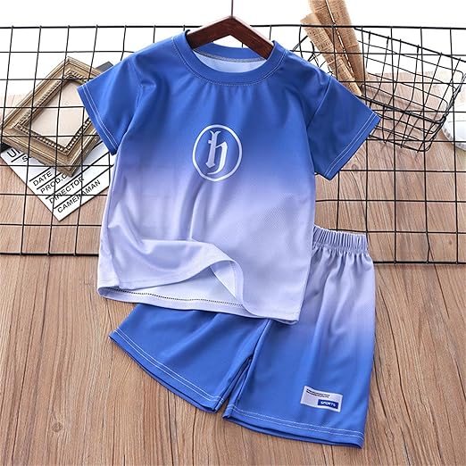 Children Short-sleeved T-shirt+shorts Two-piece Set 1568347 Children Short-sleeved T-shirt+shorts Two-piece Set 1568347