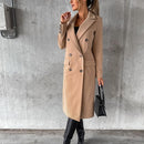 Women's Wool Coat Blouse CB2002 - TUZZUT Qatar Online Shopping