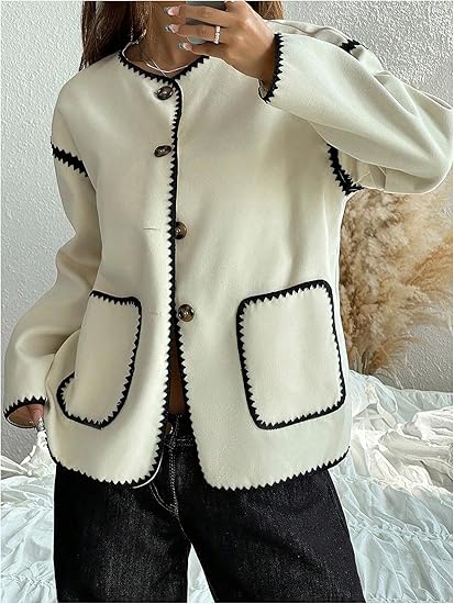 Women's Button Down Long Sleeve Wool Coat 55676 Women's Button Down Long Sleeve Wool Coat 55676