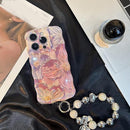 Colorful Oil Painting Exquisite Phone Case for iPhone 14 PRO - Tuzzut.com Qatar Online Shopping