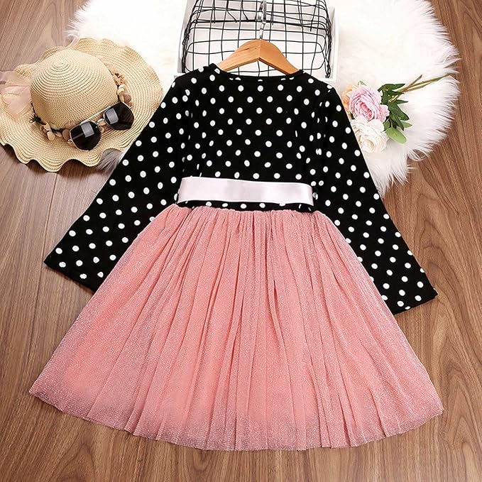 Girl's Long Sleeved Princess Dress 646116 - TUZZUT Qatar Online Shopping