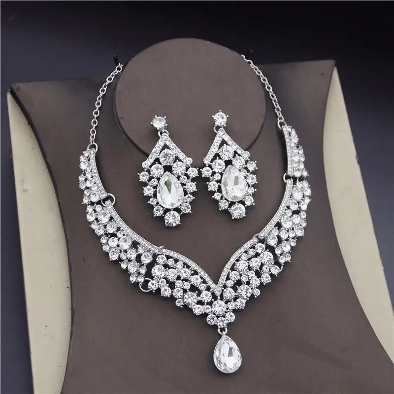 Jewelry Sets for Women Necklace and Drop Earring - Tuzzut.com Qatar Online Shopping