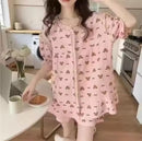 Princess Short Sleeve round Neck Loose Sleepwear   522428 - TUZZUT Qatar Online Shopping