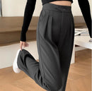 Women's High Waist Suit Pants Wide Leg Pant    B142301 - TUZZUT Qatar Online Shopping