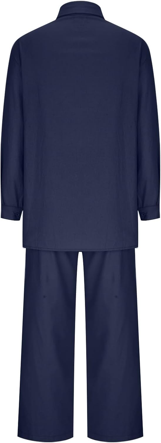 Summer Sets for Women 2 Piece Linen Outfits Gauze Button Down Shirts and Pants Tracksuits Casual Lounge Set Pants Set B101322 Summer Sets for Women 2 Piece Linen Outfits Gauze Button Down Shirts and Pants Tracksuits Casual Lounge Set Pants Set B101322