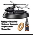 Car Air Freshener Solar Helicopter Perfume Diffuser  KTP030 - TUZZUT Qatar Online Shopping