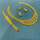Indian Gold Colour Necklace Set For Women S4874127 - TUZZUT Qatar Online Shopping