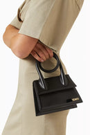 Le Chiquito Noeud Tote Bag in Smooth Cowskin Leather B189 - TUZZUT Qatar Online Shopping