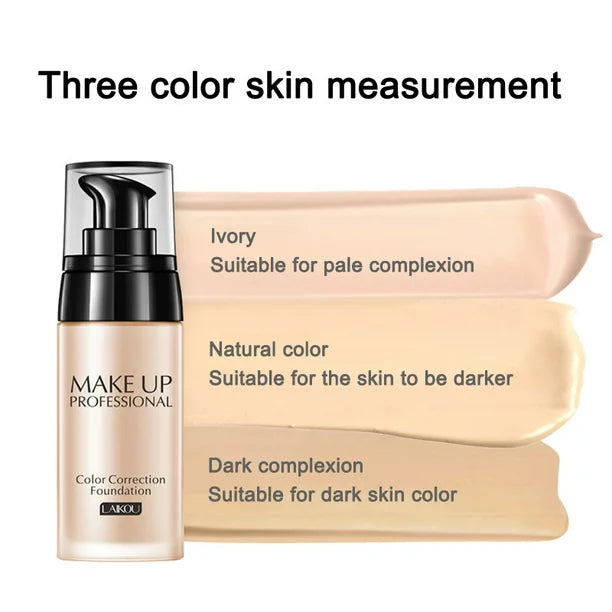 Foundation Soft Nature Long Wear Oil Control Concealer Liquid Foundation Cream 40ml - Tuzzut.com Qatar Online Shopping