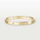 LOVE Bracelet Yellow Gold 4 Diamonds DN2040 - TUZZUT Qatar Online Shopping