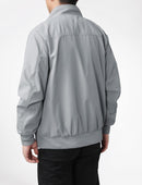 Men Zip Up Slant Pocket Jacket   T491077 - TUZZUT Qatar Online Shopping