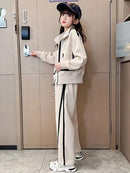 Girl Long Sleeve Sports Clothes Two-Piece 58305 - TUZZUT Qatar Online Shopping