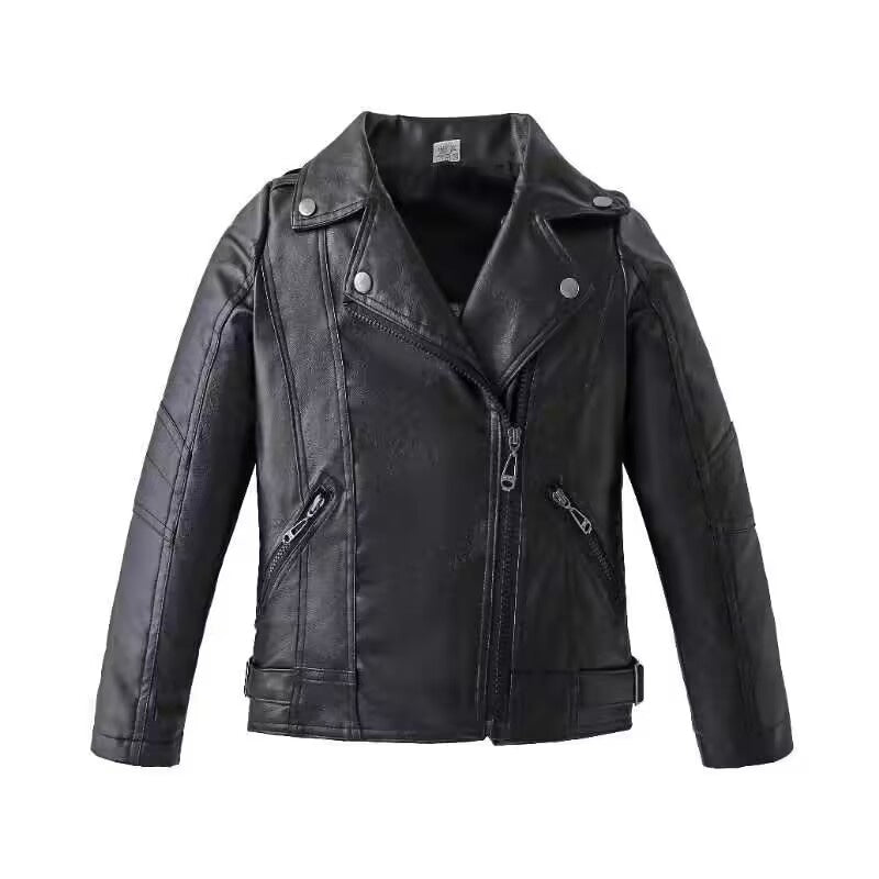 4-5years Boys Leather Jacket 65923