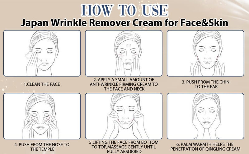 Japanese Qingling Wrinkle Removal Cream,  Change For Beautiful Skin Within 2 Weeks - TUZZUT Qatar Online Shopping