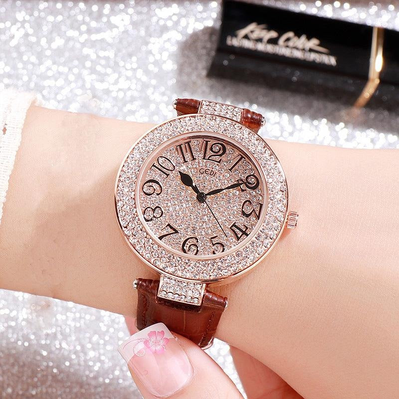 GEDI Student Large Dial Diamond Watch W7504 GEDI Student Large Dial Diamond Watch W7504