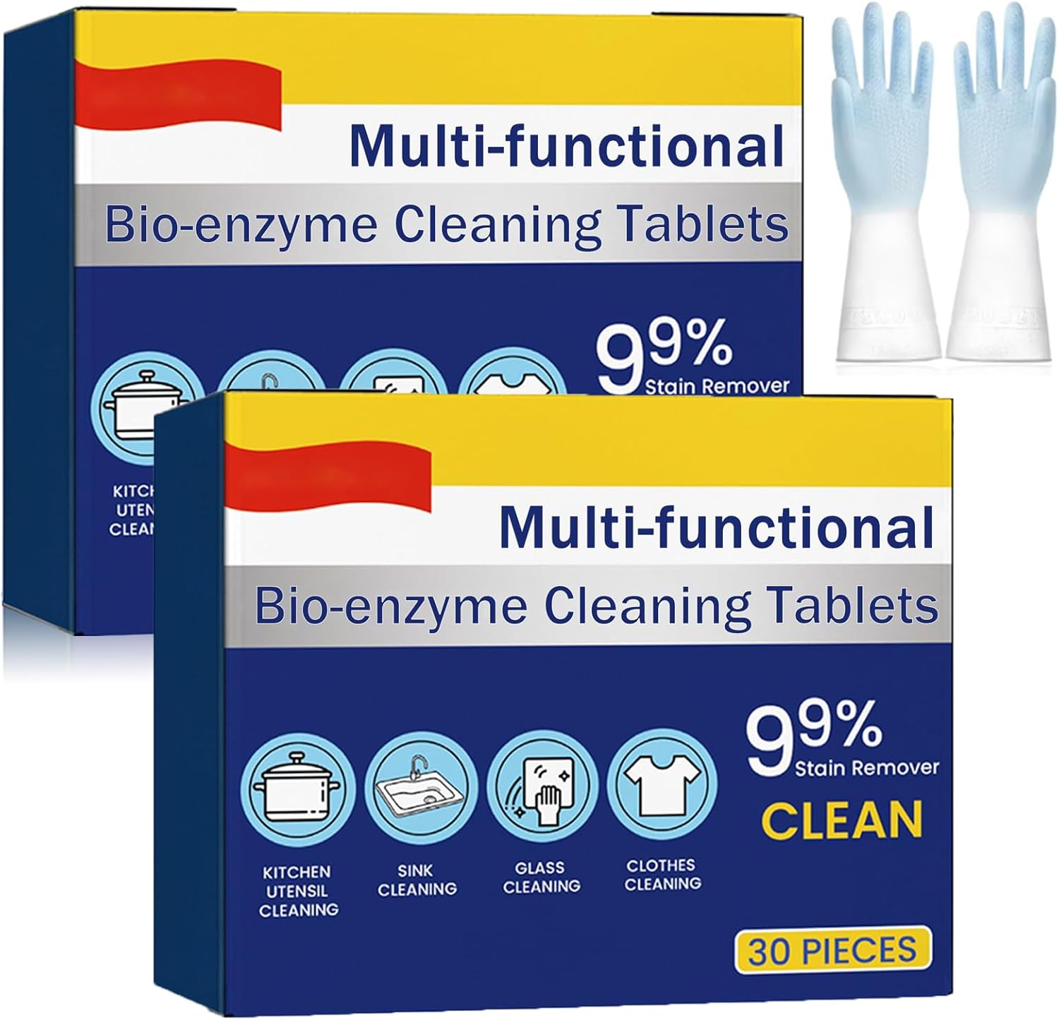 Multi-Functional Bio-Enzyme Cleaning Tablets