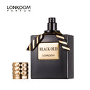 Lonkoom Black Oud, Perfume for Men, 3.4 oz EDT -100ml - TUZZUT Qatar Online Shopping