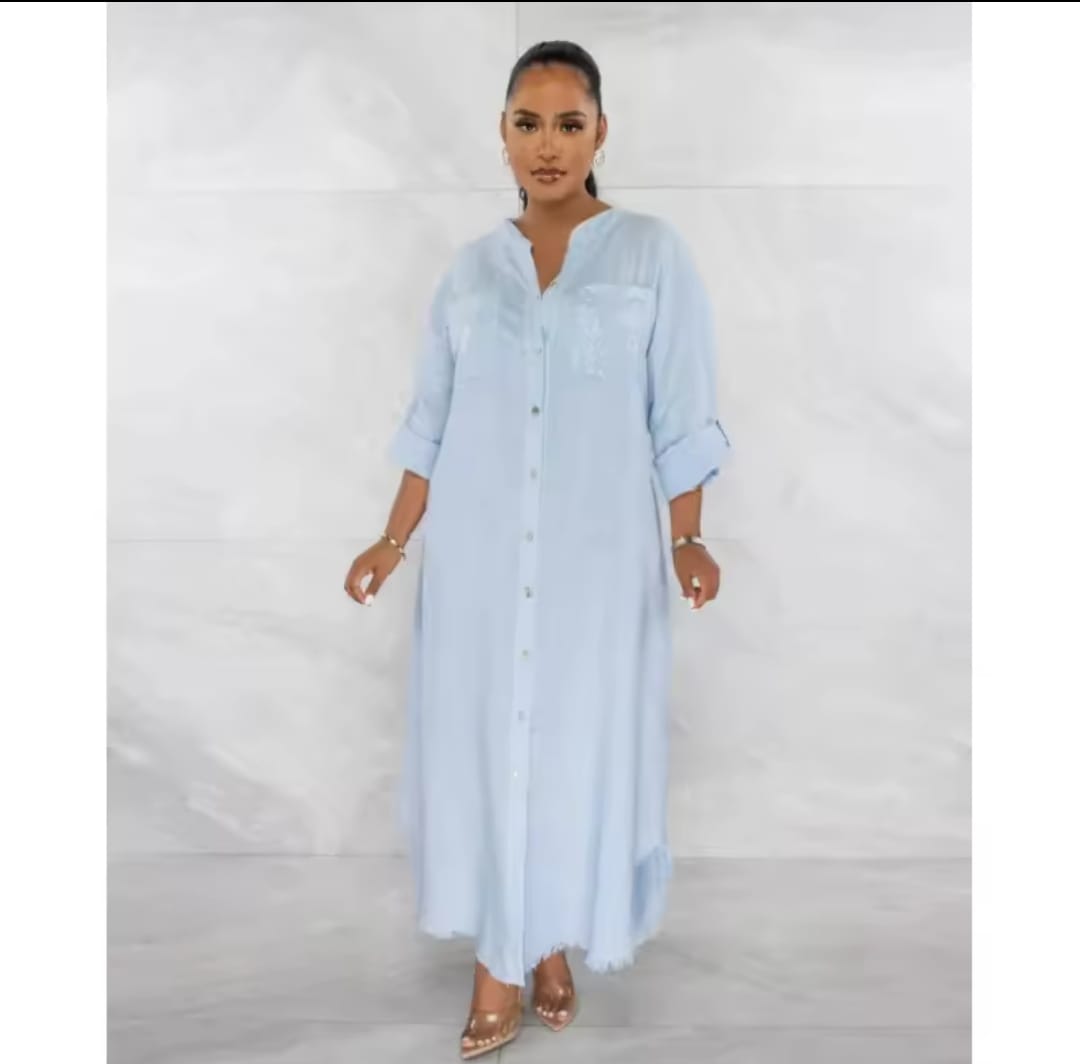 Elegant African Dashiki Dresses for Women Long Sleeve V Neck Polyester Maxi Dress B112493 Elegant African Dashiki Dresses for Women Long Sleeve V Neck Polyester Maxi Dress B112493