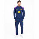 Size -M FC Barcelona Navy Blue & Purple Training Tracksuit Set – Long Sleeve Top and Pants MF 1904