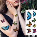 3D Body Art Temporary Waterproof Tattoo Sticker Small Bug Butterfly Flowers - Tuzzut.com Qatar Online Shopping