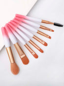8pcs Ombre Makeup Brush Set 560787 - TUZZUT Qatar Online Shopping