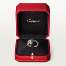 Nail Classic White Gold Finger Ring CR105 - TUZZUT Qatar Online Shopping