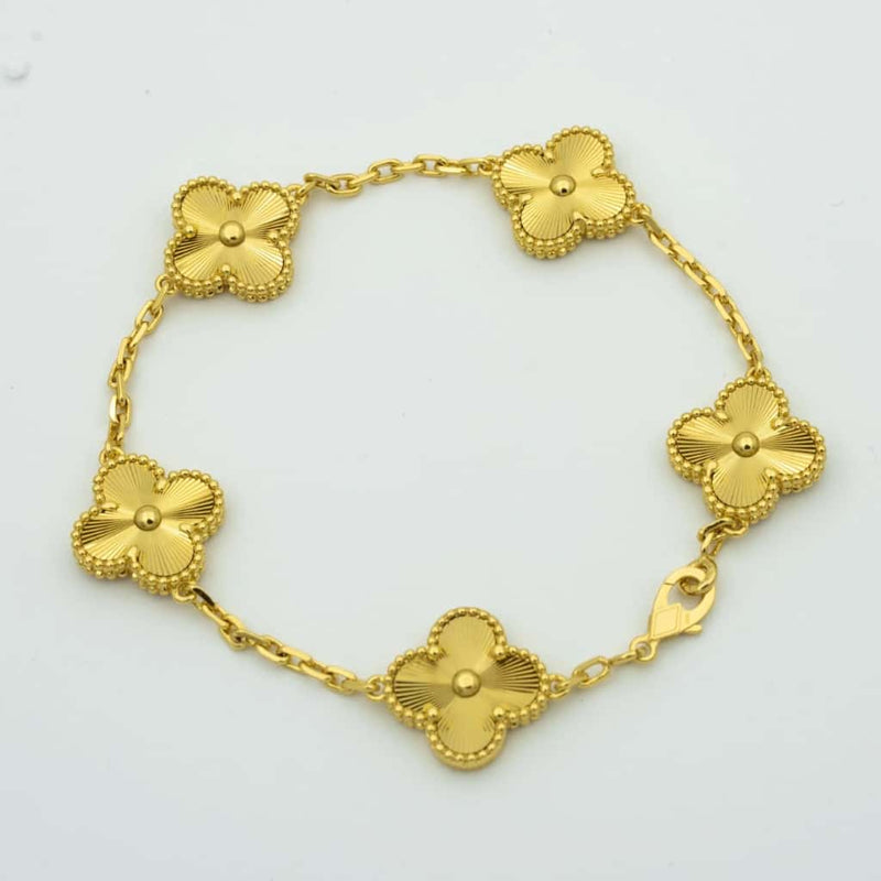 CLOVER BRACELET 5 MOTIFS B-264132 - TUZZUT Qatar Online Shopping