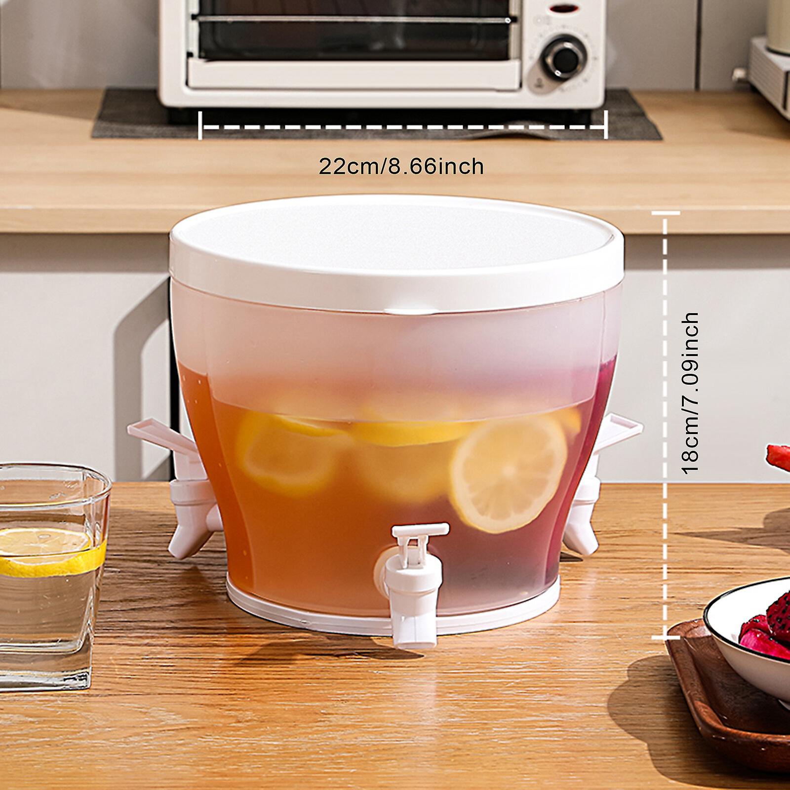 New Rotatable Cold Water Bottle Rotating Bucket PP Capacity 3.5L with Faucet Acrylic New Rotatable Cold Water Bottle Rotating Bucket PP Capacity 3.5L with Faucet Acrylic