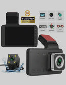 Vehicle Black Box DVD Dash Cam Recorder with Front and Rear Dual Lens On Cameras    B-292498 - TUZZUT Qatar Online Shopping