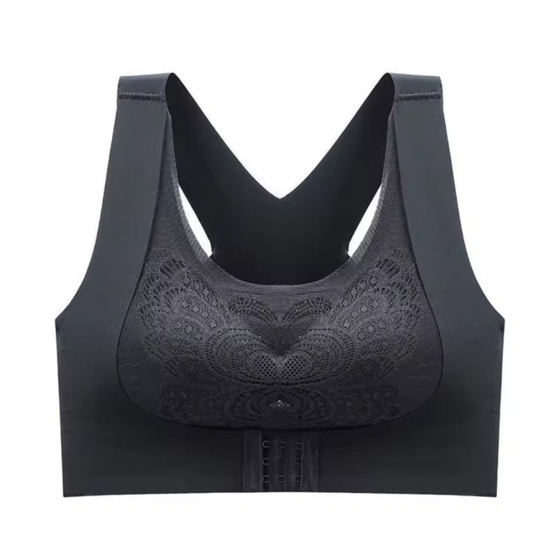 Breast Pad Crop Top For Girl Cross Beauty Back Camisoles Full Cup Front Closure Bra 75182 - TUZZUT Qatar Online Shopping