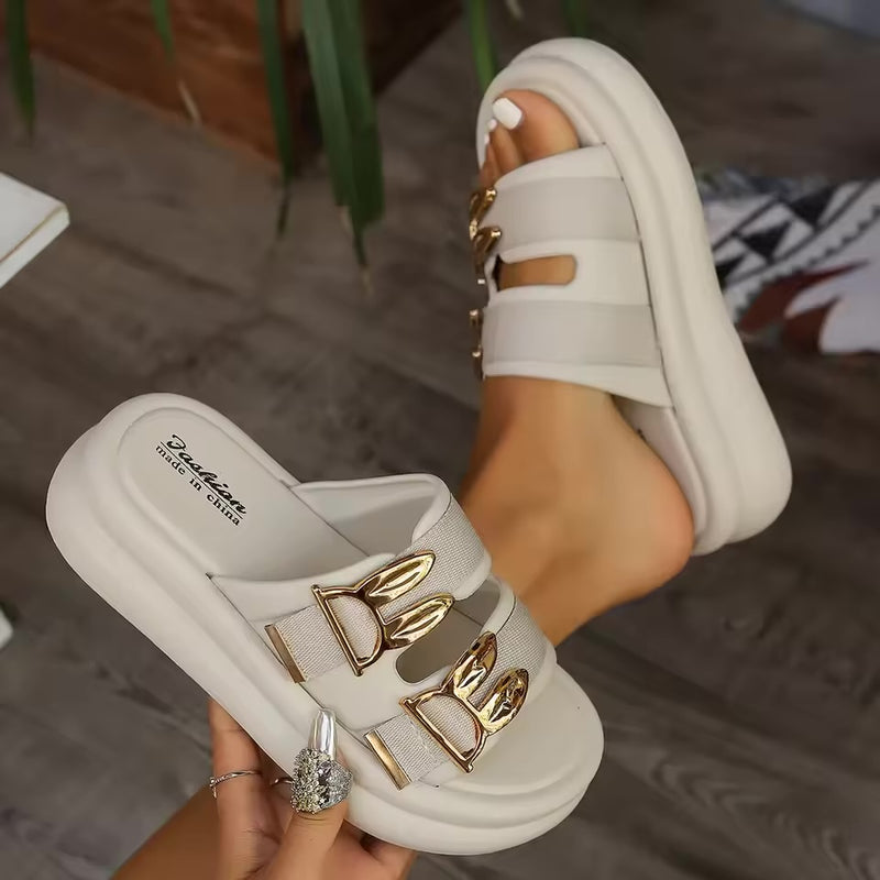 Women's Comfortable Slippers 525293 - TUZZUT Qatar Online Shopping