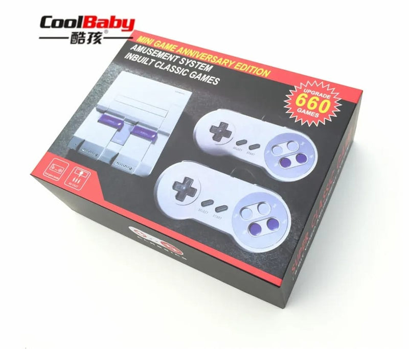 New Retro Super Classic Game Mini TV 8 Bit Family TV Video Game Console Built-in 660 Games Handheld Gaming Player Gift S1388867 - Tuzzut.com Qatar Online Shopping